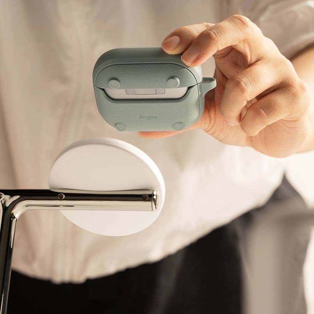 Ringke Samsung Tasche Onyx Magnetic MagSafe Galaxy Buds 3 / 3 Pro Salbei Grün - 6