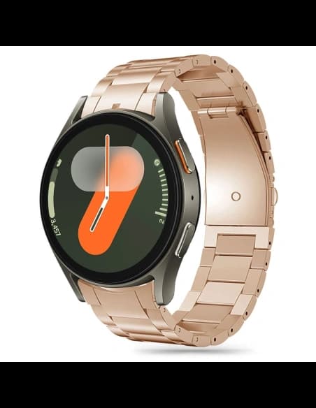 Pánt Tech-Protect Rozsdamentes Samsung Galaxy Watch 4 / 5 / 5 Pro / 6 / 7 / FE Blush Gold