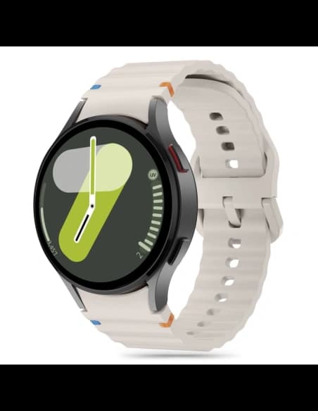 Pasek Tech-Protect szilikon sport Samsung Galaxy Watch 4/5/5 Pro/6/7/FE Starlight