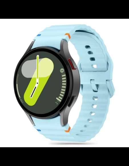 Pasek Tech-Protect szilikon sport Samsung Galaxy Watch 4/5/5 Pro/6/7/FE égkék