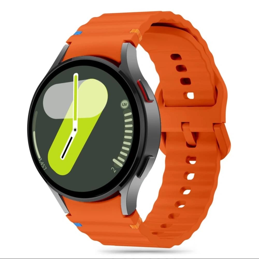 Pánt Tech-Protect Szilikon Sport Samsung Galaxy Watch 4/5/5 Pro/6/7/FE Narancs