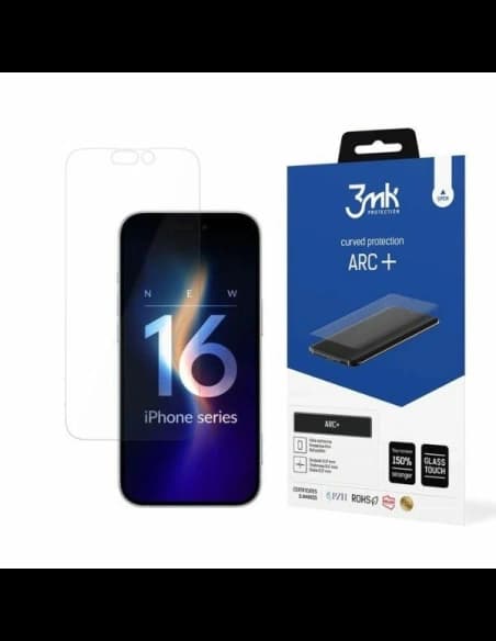 Védőfólia 3MK ARC+ Apple iPhone 16