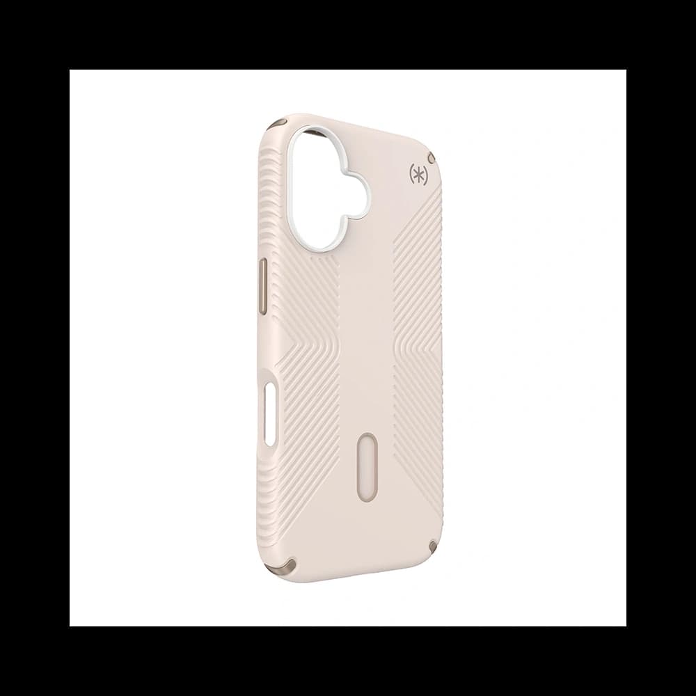 Case Speck Presidio2 Grip ClickLock & MagSafe Apple iPhone 16 (Bleached Bone / Heirloom Gold / Hazel Brown) - 3