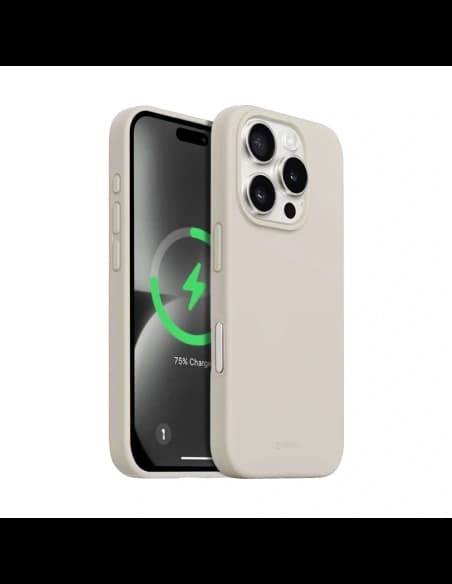 Case Crong Color Cover Magnetic Apple iPhone 16 Pro Max MagSafe steinbeige