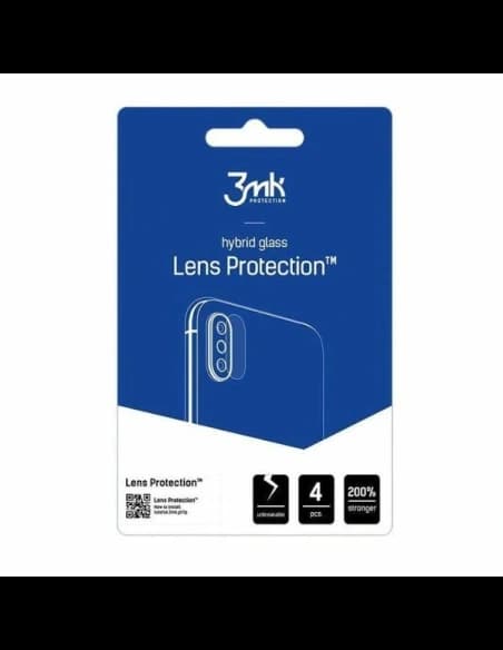 Hybriertes Glas für die Kameraobjektiv 3MK Lens Protect Motorola Edge 50 Neo [4 PACK]