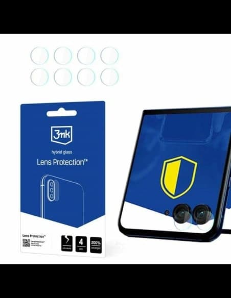 Sticlă hibridă pentru obiectivul aparatului 3MK Lens Protect Motorola Razr 50 (față) [4 PACK]