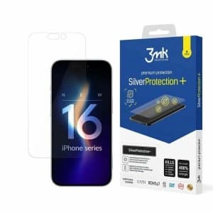 Antimikrobielle Schutzfolie 3MK SilverProtect+ Apple iPhone 16