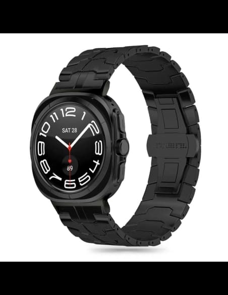 Pasek Tech-Protect Stainless Line Samsung Galaxy Watch Ultra 47mm Negru