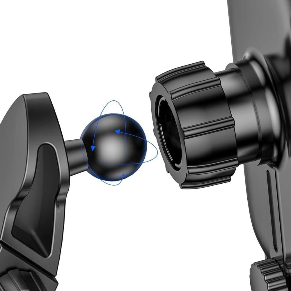 Automobilový držák Baseus Light Electric Holder s indukčním nabíjením Qi (černý) - 5