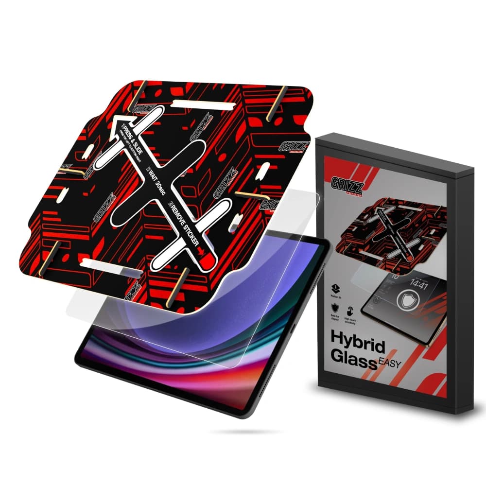 Sticlă hibridă GrizzGlass HybridGlass Easy pentru Samsung Galaxy Tab S9 Ultra / S10 Ultra