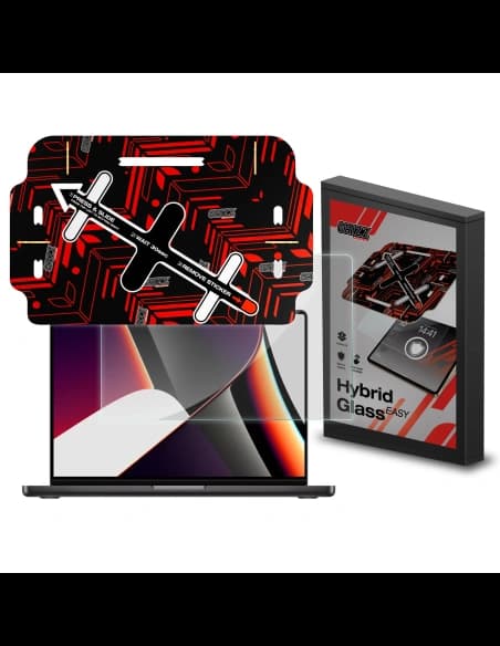 Hybridglas GrizzGlass HybridGlass Easy für Apple MacBook Pro 14" 2021-2025 (M1/M2/M3/M4/M5)