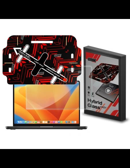 Hybridglas GrizzGlass HybridGlass Easy für Apple MacBook Pro 14" 2021-2025 (M1/M2/M3/M4/M5)