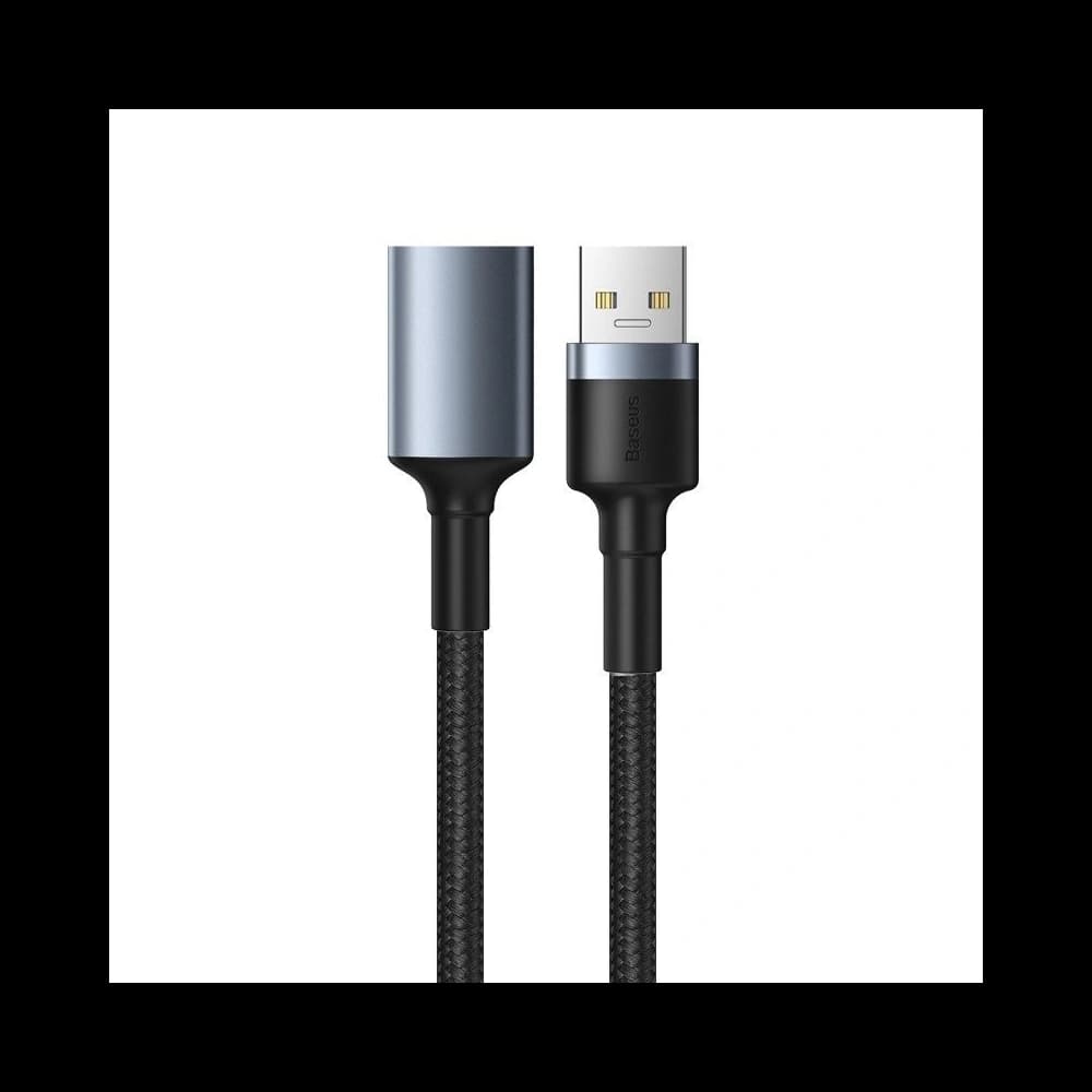 Baseus USB 3.0-Verlängerungskabel Cafule, 2A, 1m (schwarz/grau) - 2
