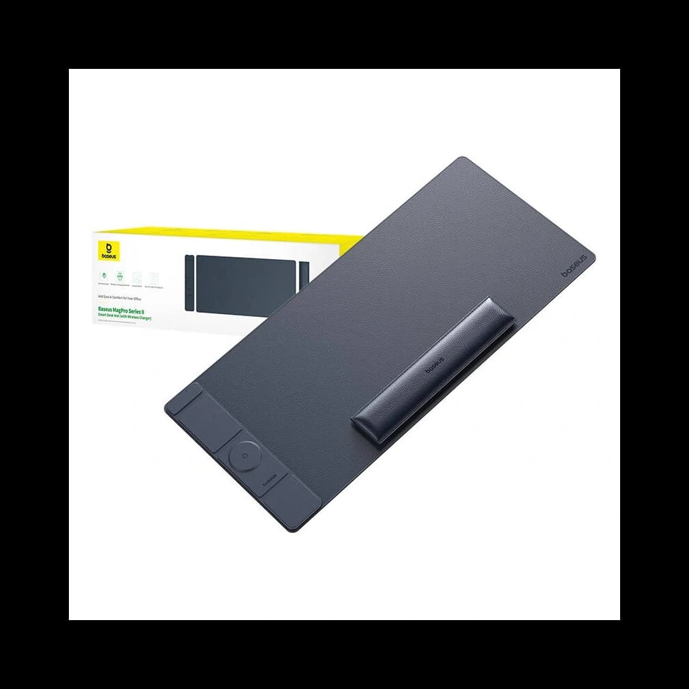 Baseus MagPro II íróasztali szőnyeg induktív töltővel (fekete) - 9