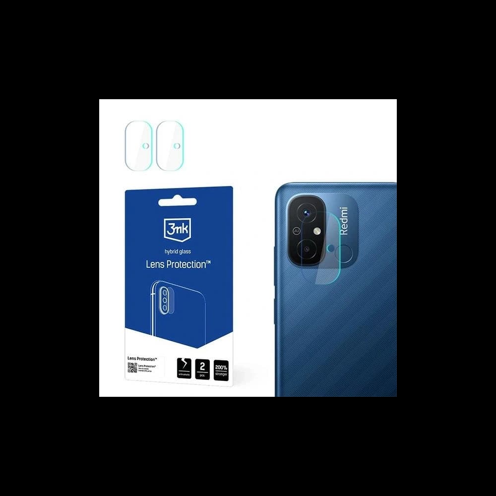 3MK Protecție pentru Lentile Xiaomi Redmi 12C [4 PACHET] - 1