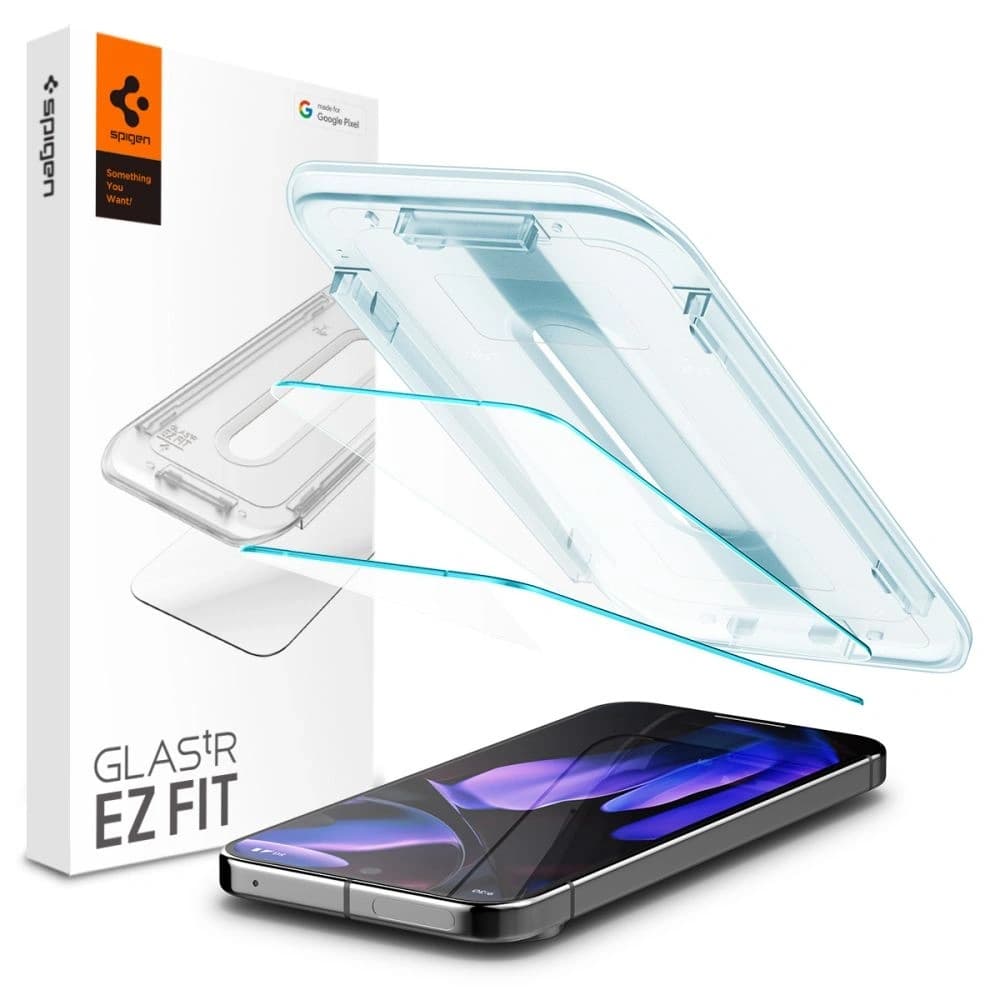Spigen GLAS.tR ez Fit Google Pixel 9 / 9 Pro / 10 / 10 Pro Clear [2 PACK] - 1