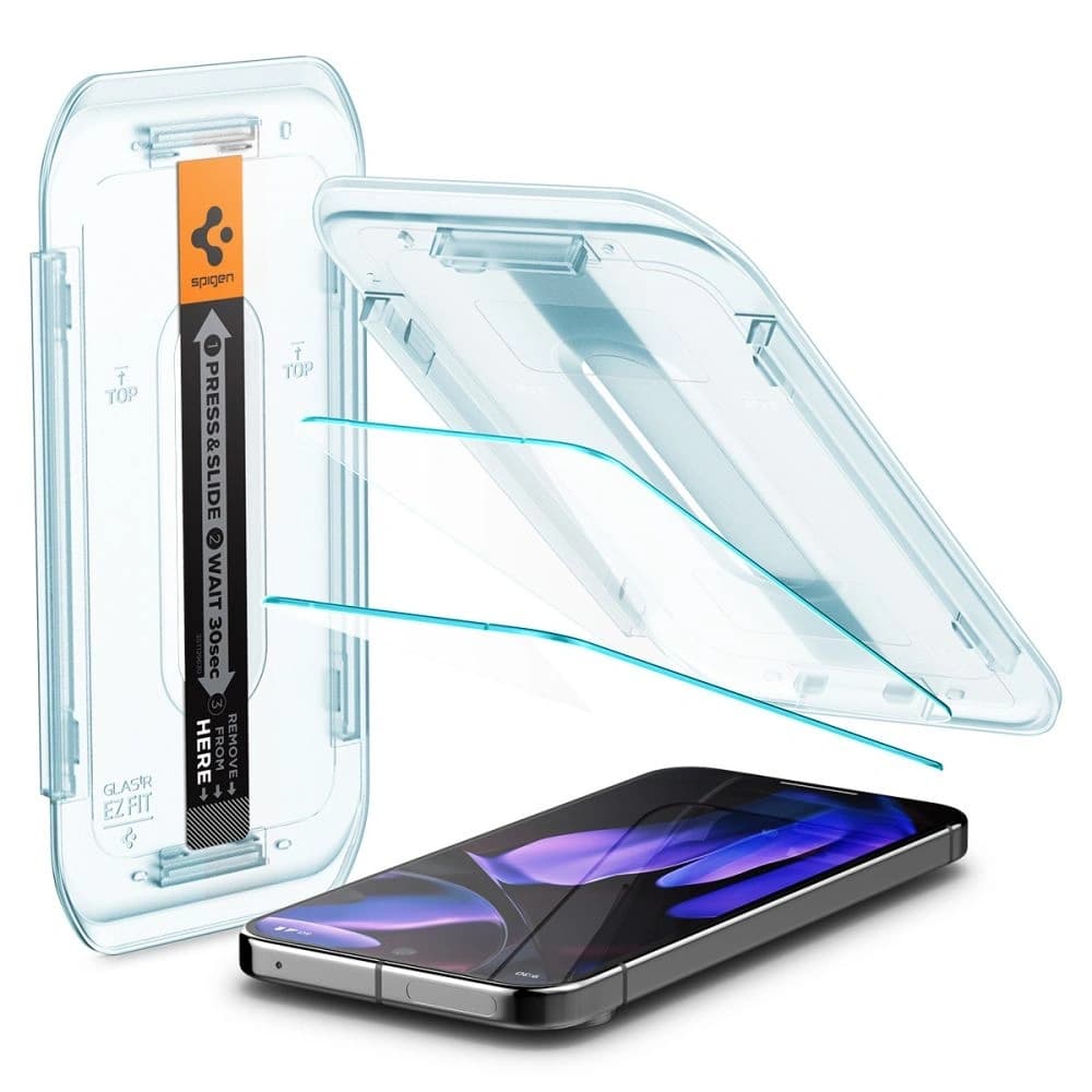 Spigen GLAS.tR ez Fit Google Pixel 9 / 9 Pro / 10 / 10 Pro Clear [2 PACK] - 2