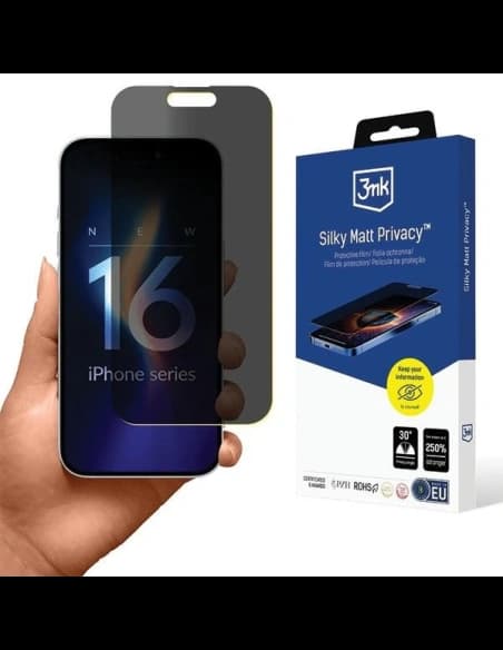 3MK Seidenmatt Privatsphäre Apple iPhone 16 Pro Max