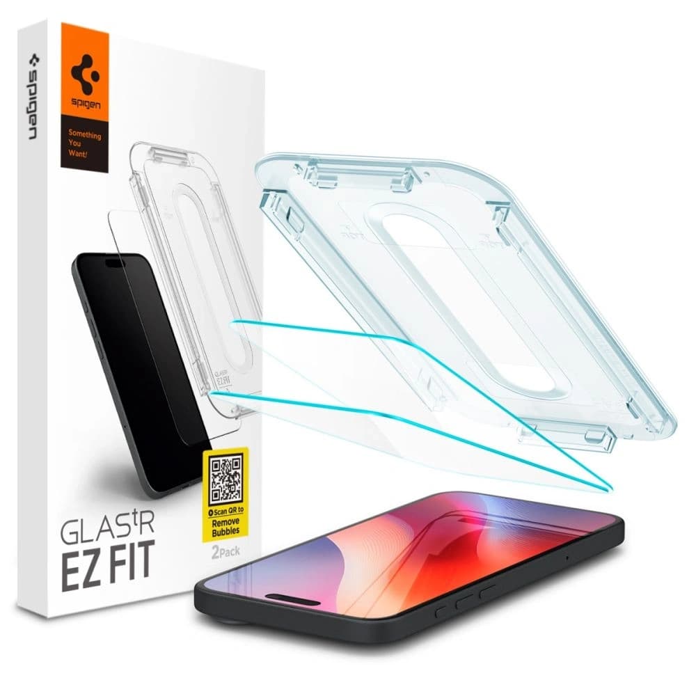 Spigen GLAS.tR ez Fit Apple iPhone 16 Pro Max Klar [2 PACK] - 1