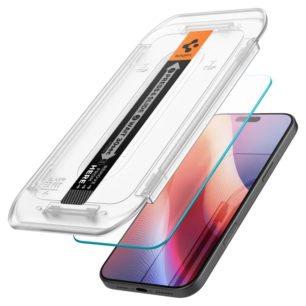 Spigen GLAS.tR ez Fit Apple iPhone 16 Pro Max Klar [2 PACK] - 3