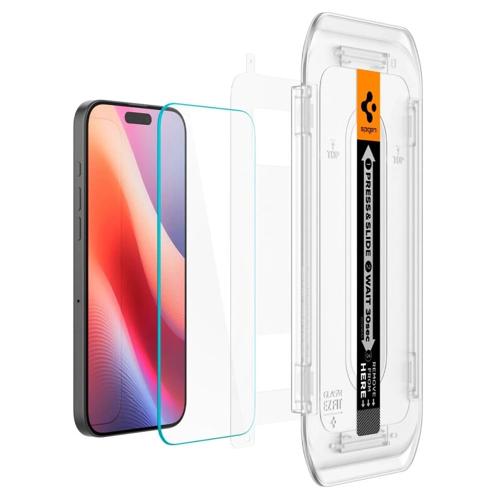 Spigen GLAS.tR ez Fit Apple iPhone 16 Pro Max Klar [2 PACK] - 5