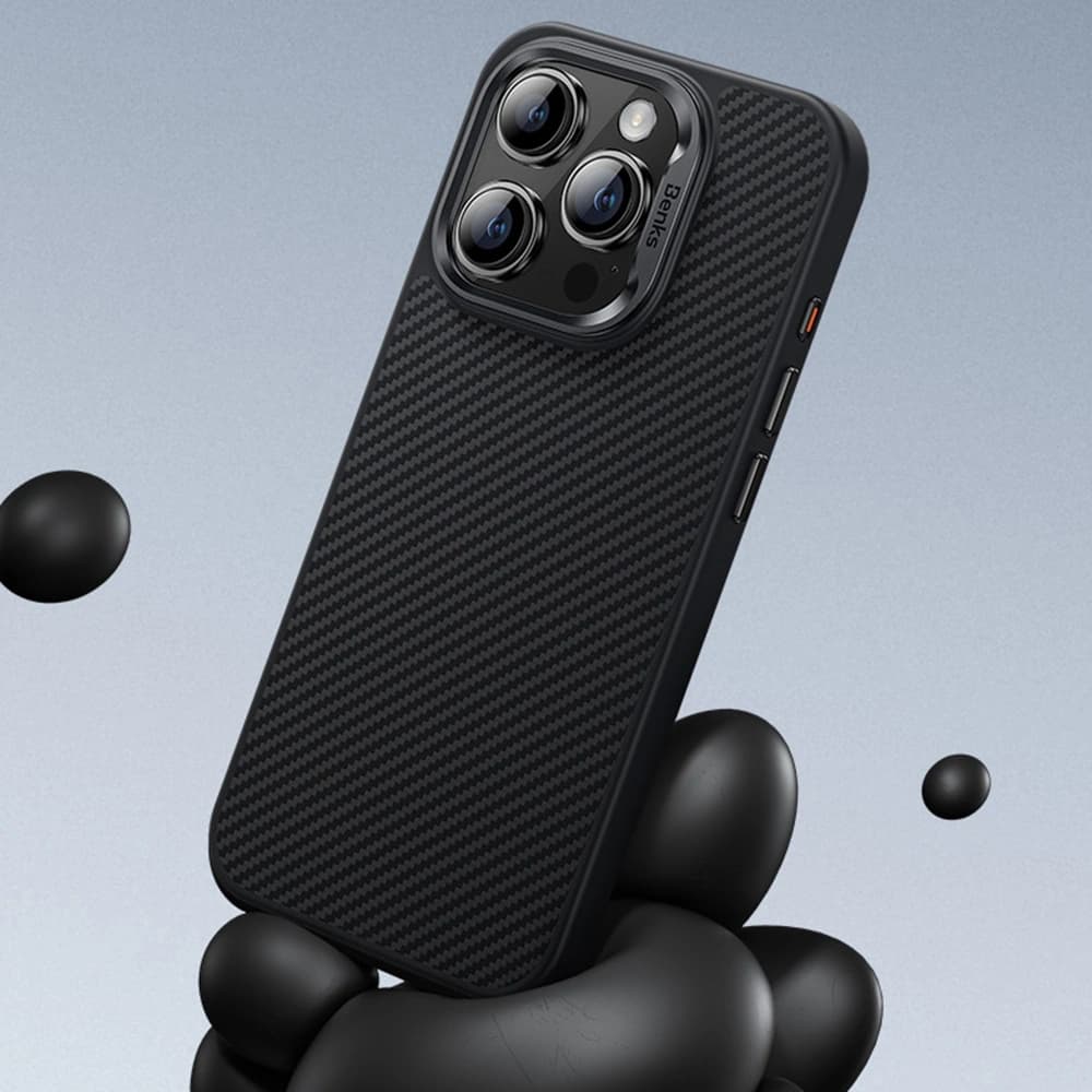 Benks MagClap MagSafe ArmorPro Kevlar pouzdro 600D Apple iPhone 16 Pro - 6