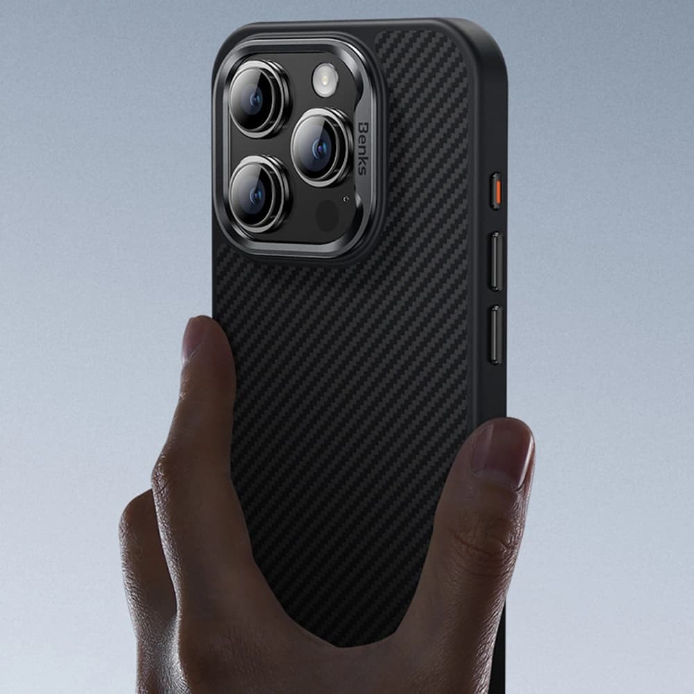 Benks MagClap MagSafe ArmorPro Kevlar pouzdro 600D Apple iPhone 16 Pro - 7