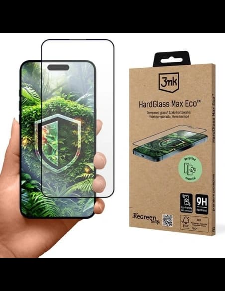 3MK HardGlass Max Eco Apple iPhone 15 Plus / 16 Plus