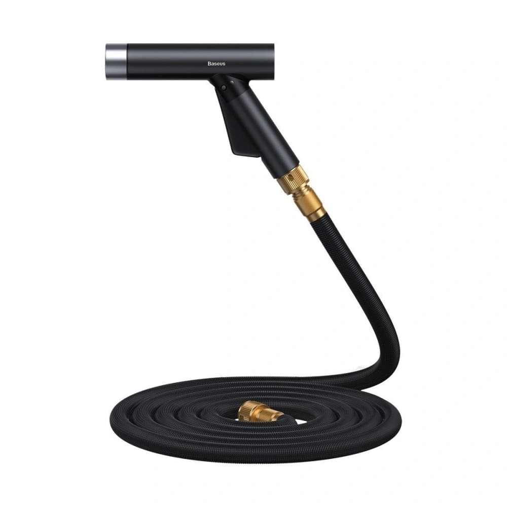 Baseus Simple Life Car Wash Spray Nozzle (with Magic Telescopic Water Pipe) 15m after water filling Black - 1