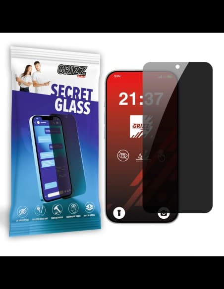 GrizzGlass Matte SecretGlass Apple iPhone 16 Plus