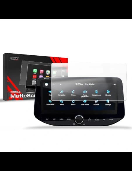 Folia matowa GrizzGlass CarDisplay Protection do Hyundai i30 10,25" Facelift 110x256mm (2024-2025)