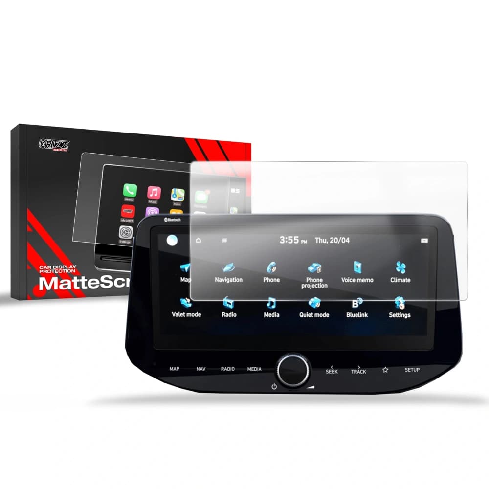 Matte GrizzGlass CarDisplay Protection Hyundai Bayon 10,25" 2024-2025 - 1