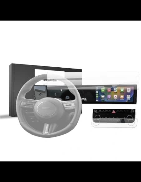 Folia ceramiczna GrizzGlass CarDisplay Protection do Hyundai Tucson 12,3" 2024-2025 [2w1]