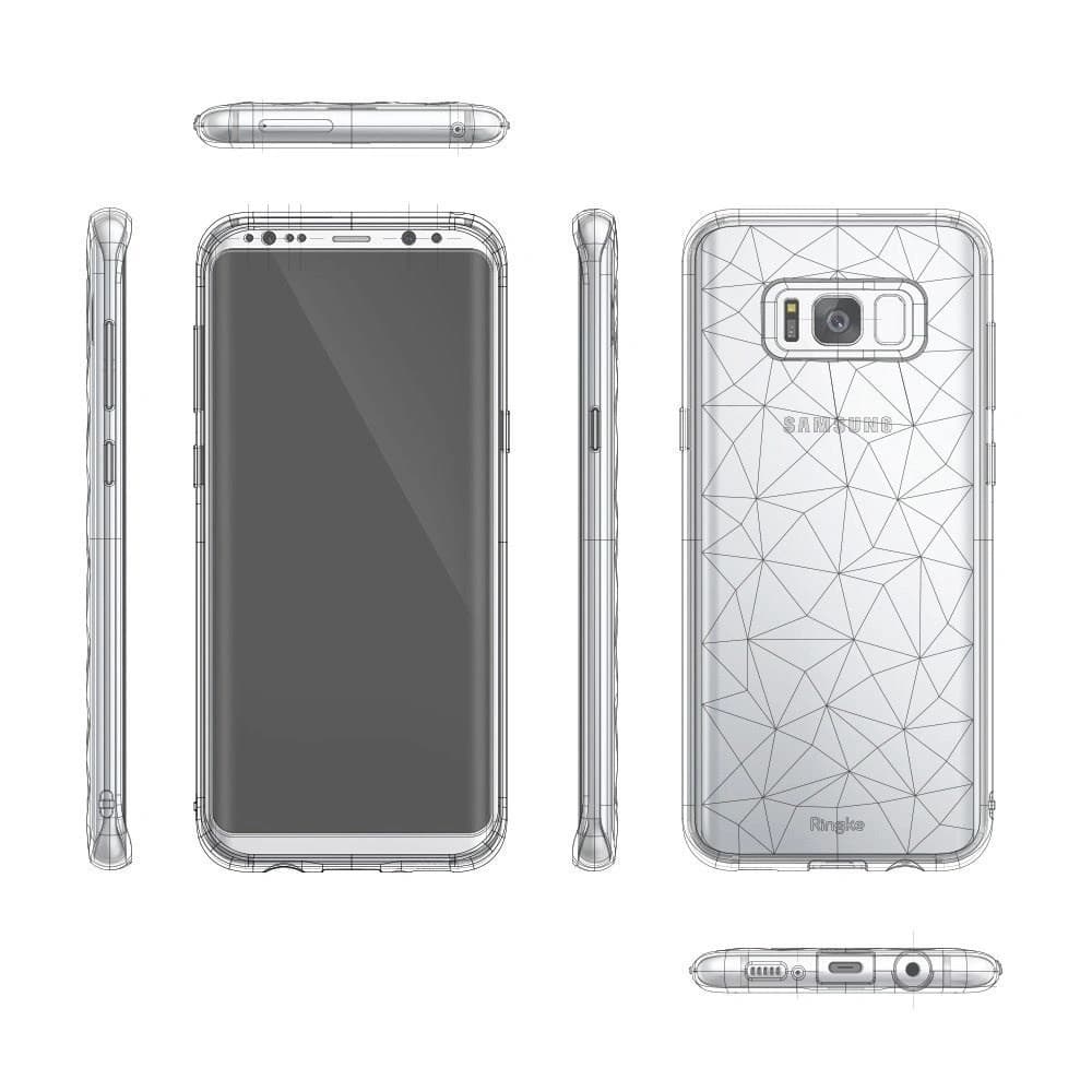 Etui Ringke Air Prism Samsung Galaxy S8 Plus Füst Fekete - 6