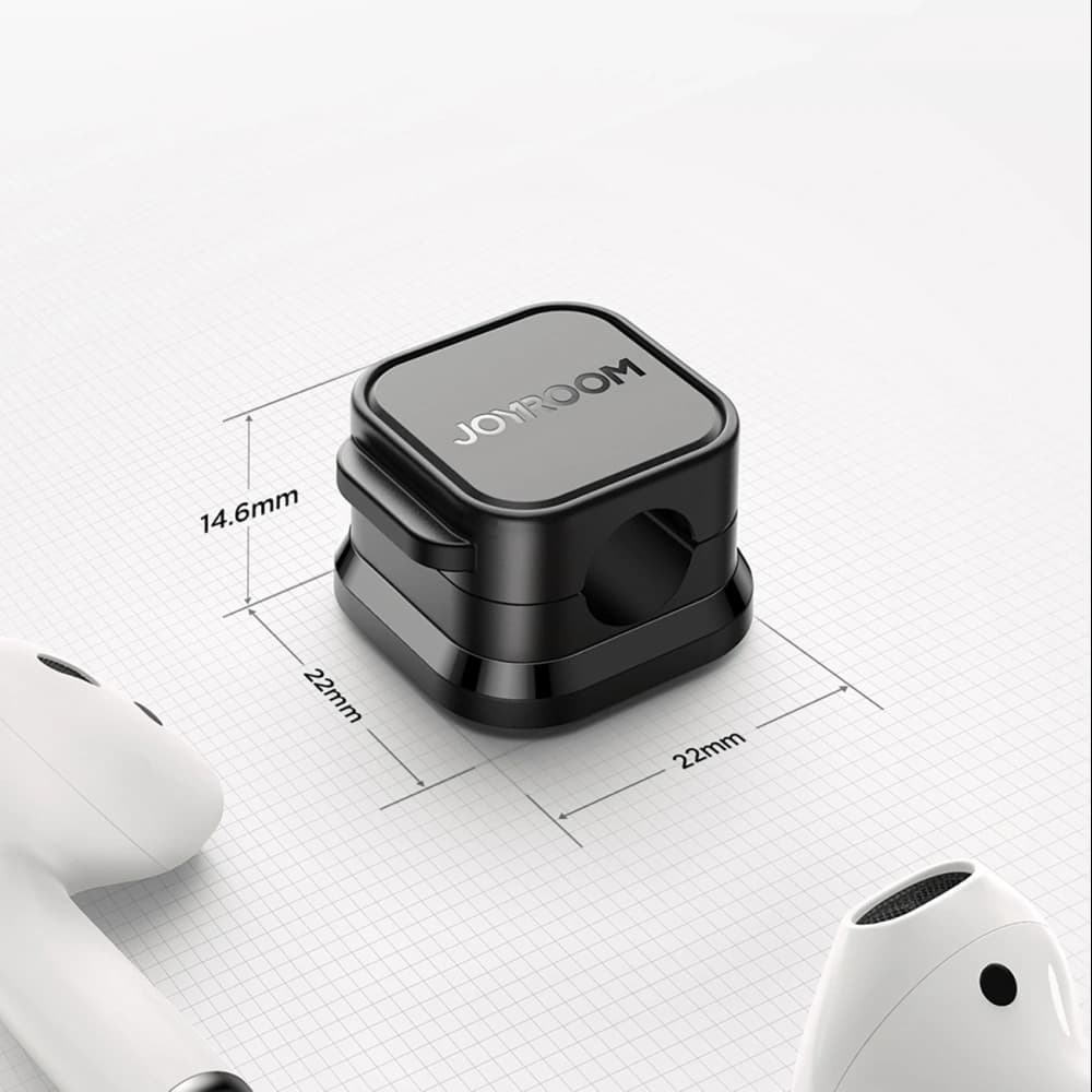 Joyroom cable organiser JR-ZS368 magnetic black (6 pcs.) - 11