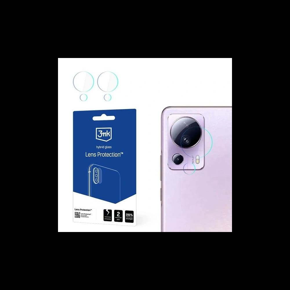 3MK Protecție pentru obiectiv Xiaomi 13 Lite [4 PACHET] - 1