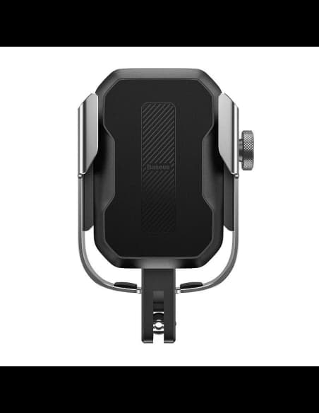 Baseus Telefonhalter Armor für Motorrad / Fahrrad / Roller / Scooter (silber)