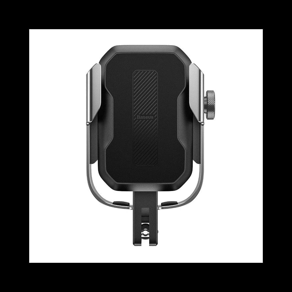 Baseus Telefonhalter Armor für Motorrad / Fahrrad / Roller / Scooter (silber)
