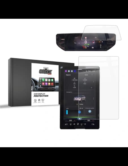 Ceramic GrizzGlass CarDisplay Protection Ford Explorer EV 14,6" 2024-2025 [2in1]