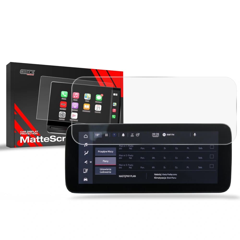 Matte GrizzGlass CarDisplay Protection Fiat 600 10,25" 2024-2025 - 1