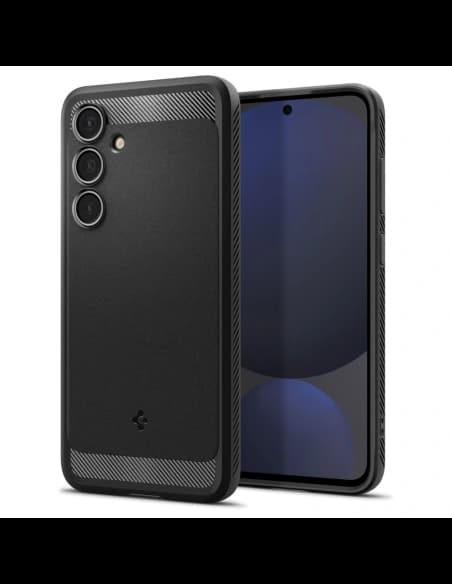 Spigen Rugged Armor Samsung Galaxy S24 FE Matt Fekete