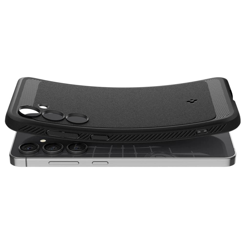 Spigen Rugged Armor Samsung Galaxy S24 FE Matt Fekete - 5