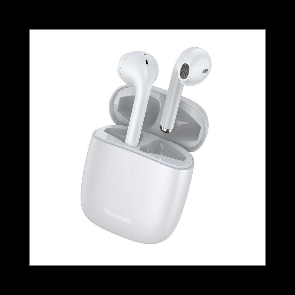 Căști wireless Baseus Encok W04 TWS, Bluetooth 5.0 (albe) - 1