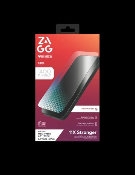 Tvrzené sklo ZAGG InvisibleShield Glass XTR4 Apple iPhone 15 Plus / 16 Plus