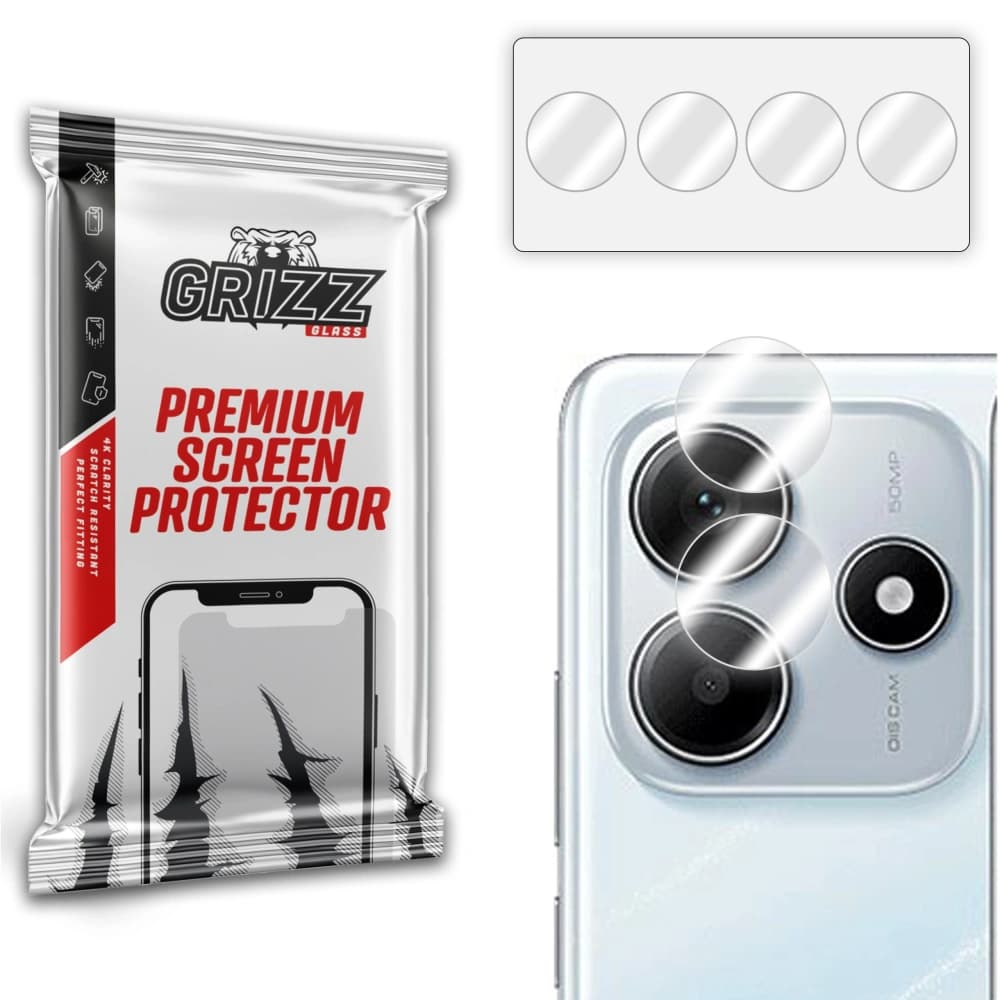Sklo na aparát GrizzGlass HybridGlass Camera pro Xiaomi Redmi Note 14