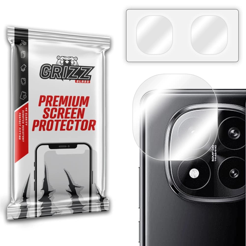GrizzGlass HybridGlass Kamera Xiaomi Redmi Note 14 Pro Plus - 1
