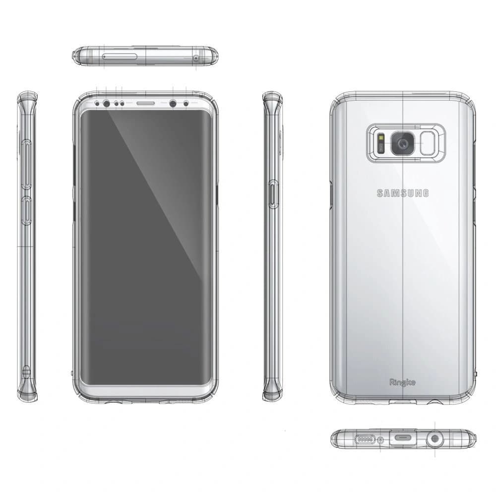 Etui Ringke Slim Samsung Galaxy S8 Plus Frost Gray - 5