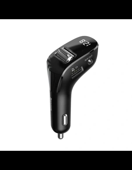Baseus Streamer F40 AUX wireless MP3 car charger Black