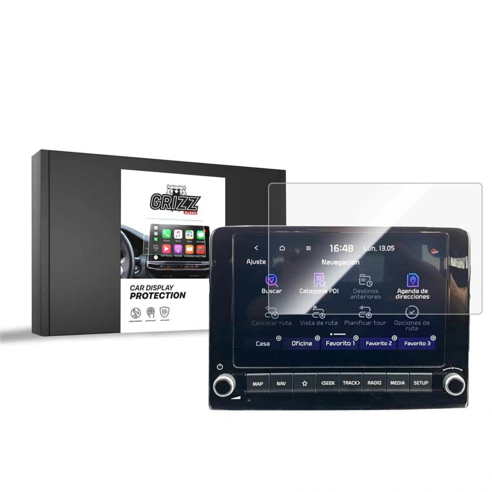 Ceramic GrizzGlass CarDisplay Protection Kia Stonic 8" 2024-2025 - 1