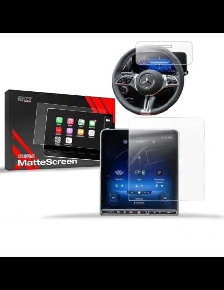 Matte GrizzGlass CarDisplay Protection Mercedes S Class W223 Sensor 2020-2025 [2in1]